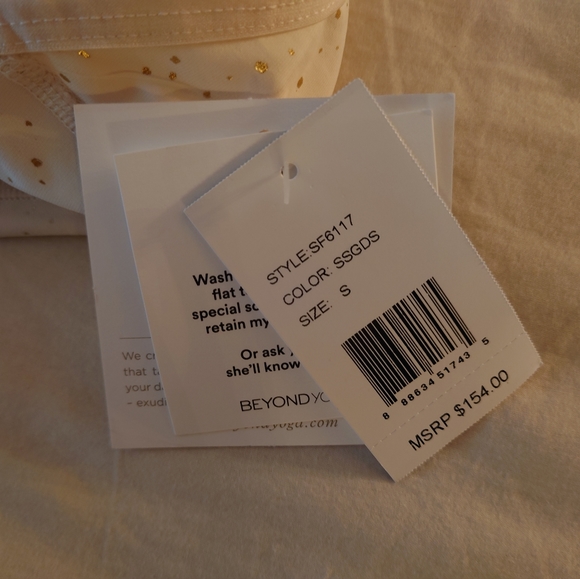 NWT Gold Ivory BEYOND YOGA Alloy Ombre Elevation Jumpsuit S Carbon38 Small HTF - Picture 10 of 11